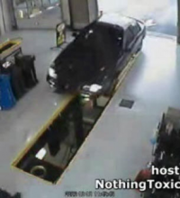 Never send a woman for oil change