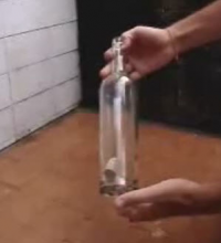 How to take out the cork from bottle without breaking the bottle