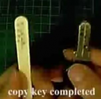 How to make key with an Ice-cream Stick