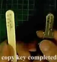 How to make key with an Ice-cream Stick