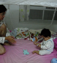 Kungfu Daddy and Helpless Son