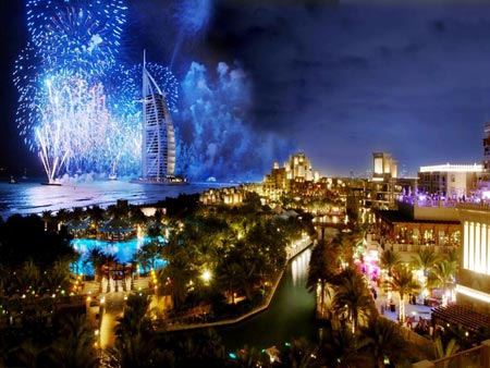 Dubai New Year Fireworks 2007