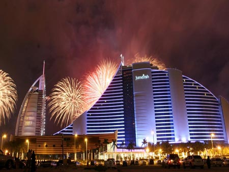 Dubai New Year Fireworks 2007