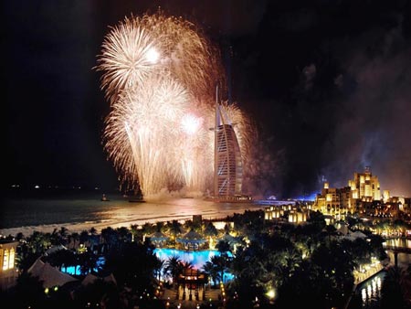 Dubai New Year Fireworks 2007