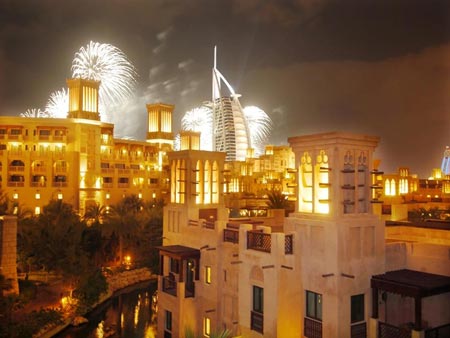 Dubai New Year Fireworks 2007