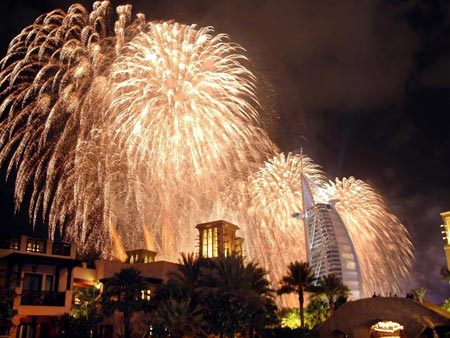 Dubai New Year Fireworks 2007