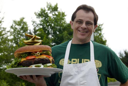 largest burger