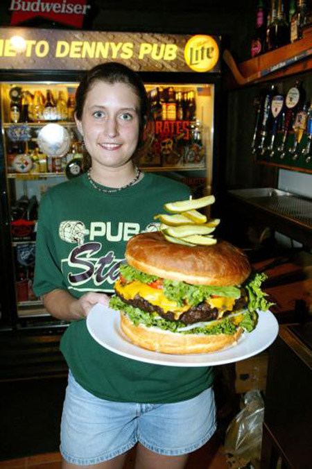 largest burger